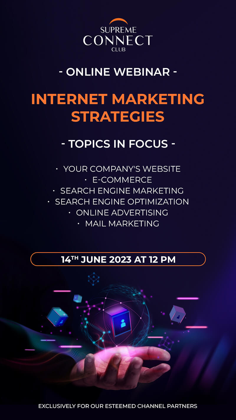 Webinar on Internet Marketing Strategies